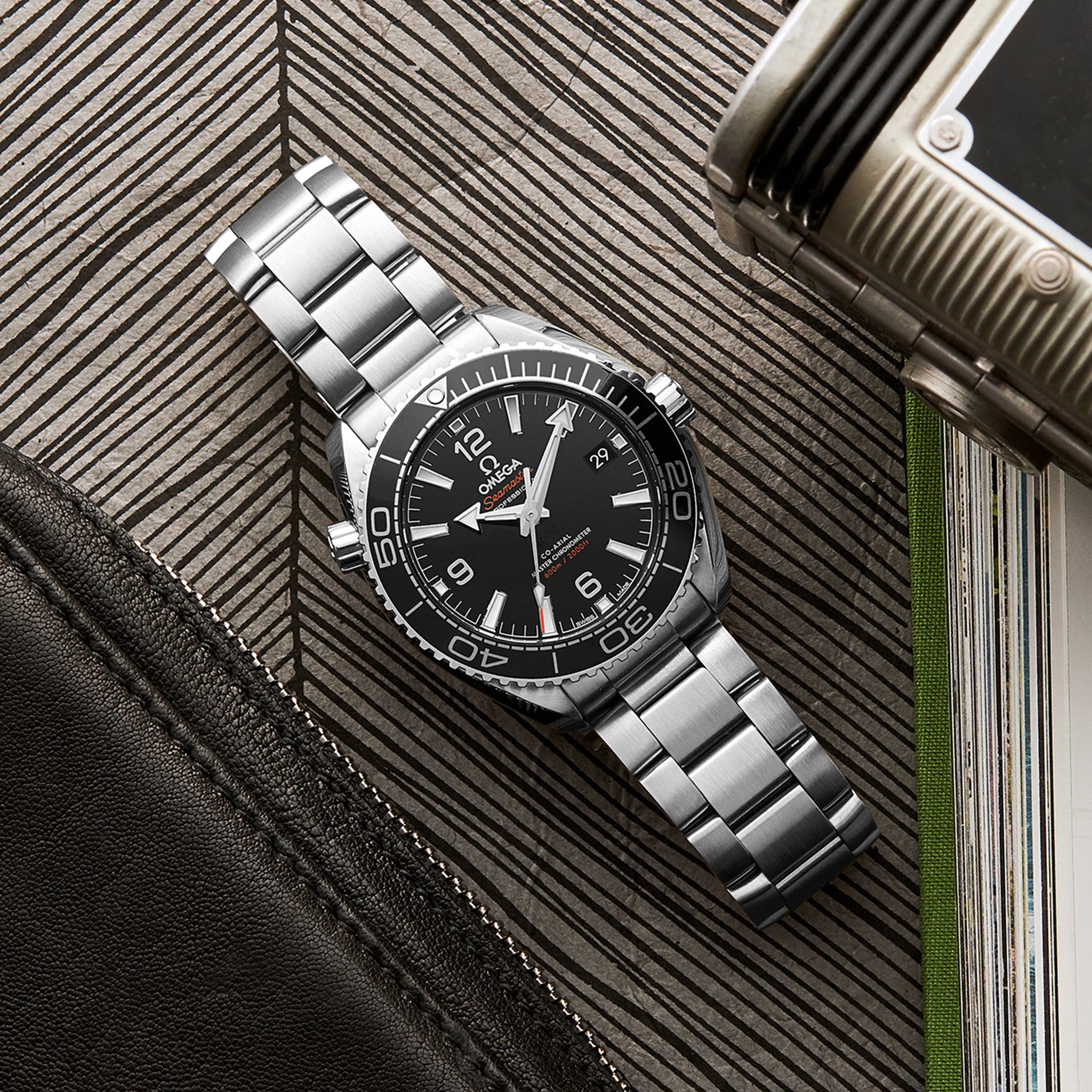 Seamaster Planet Ocean 600M Co-Axial Master Chronometer 39.5mm Black Dial On Bracelet(1:1 replica) - Top club