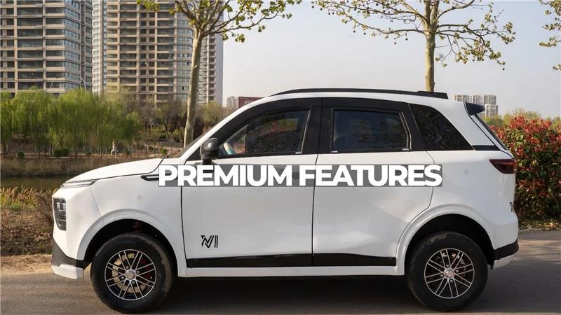 NV Motor Group NVII Mini Electric LSV 4-Passenger Low-Speed Vehicle, 25 MPH Top Speed, 90-Mile Range, 3000W/4000W Dual Motors Powered Ride-On - Image 12