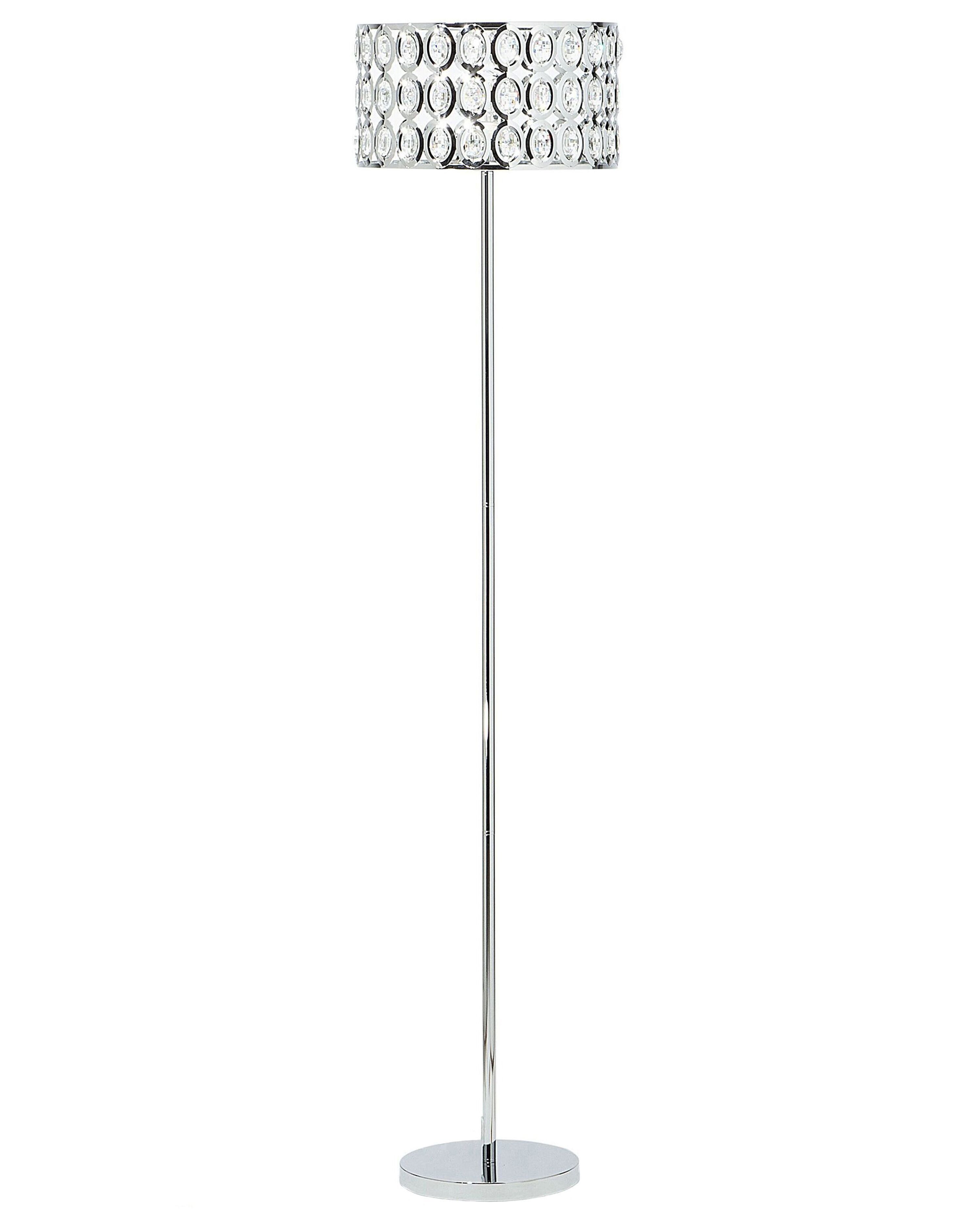 Floor Lamp TENNA Crystal Silver