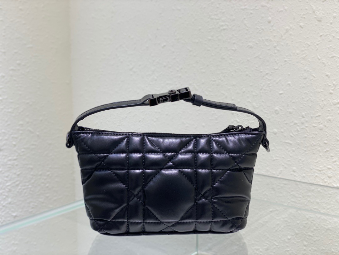 Christian Dior Small DiorTravel Nomad Pouch Black, For Women, Women’s Handbags 6in/15cm CD S5553BMIG_M9001:1High-quality replica