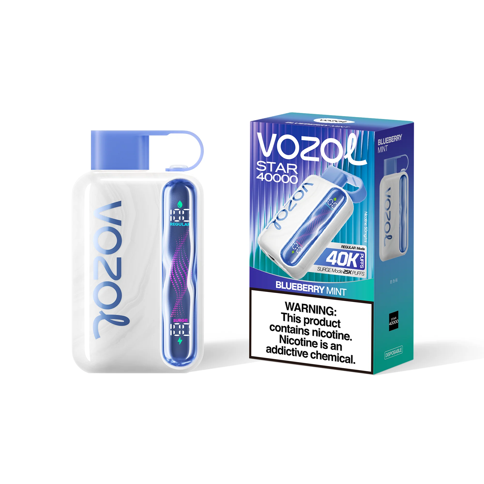 VOZOL STAR 40K jednorazowy e-papieros (wszystkie smaki)