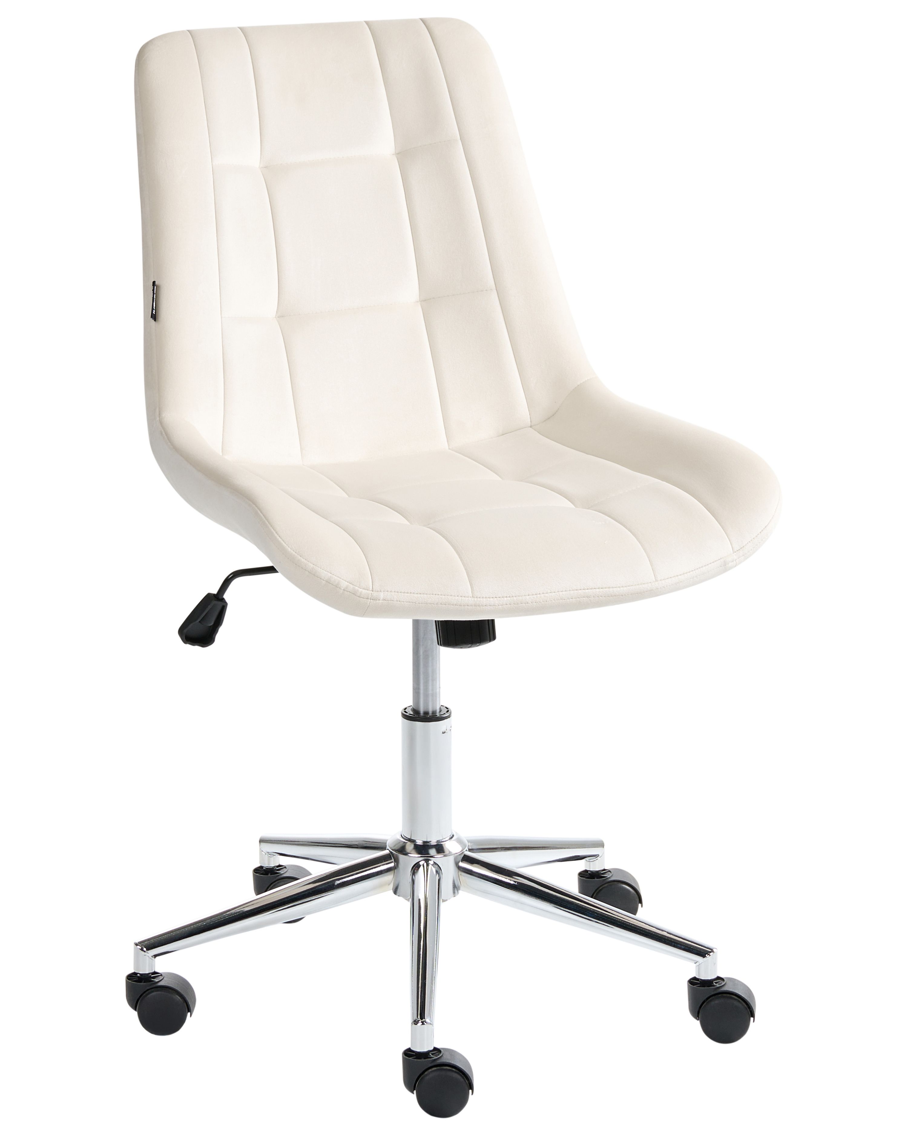 Office Chair MELROSE Velvet Off-White