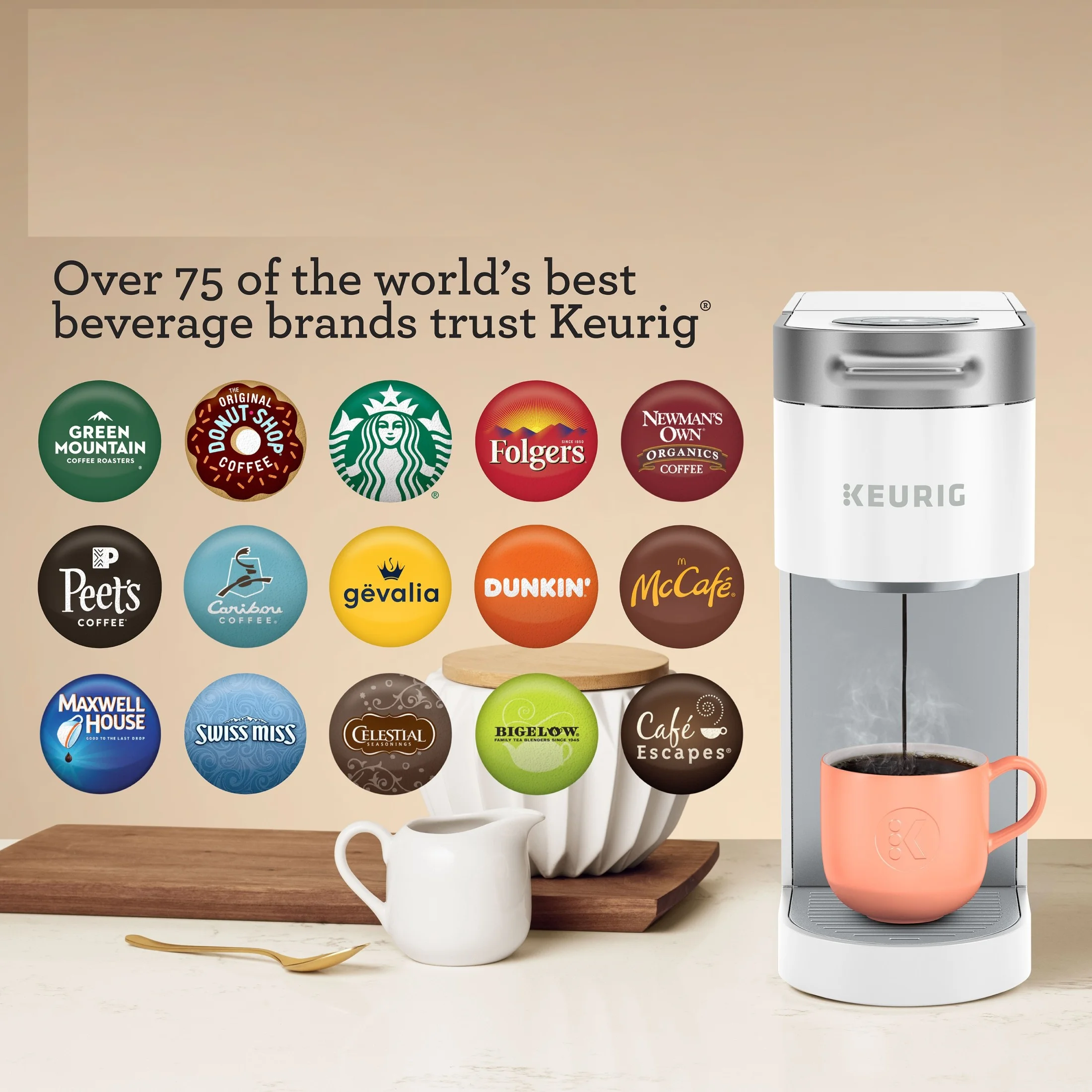 Keurig K-Slim Black Single-Serve K-Cup Pod Coffee Maker - Image 38