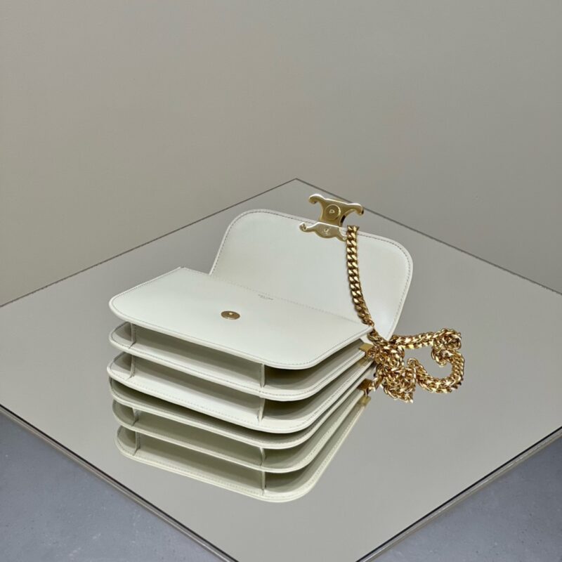 Replica Celine Teen Triomphe Bag White1:1High-quality replica