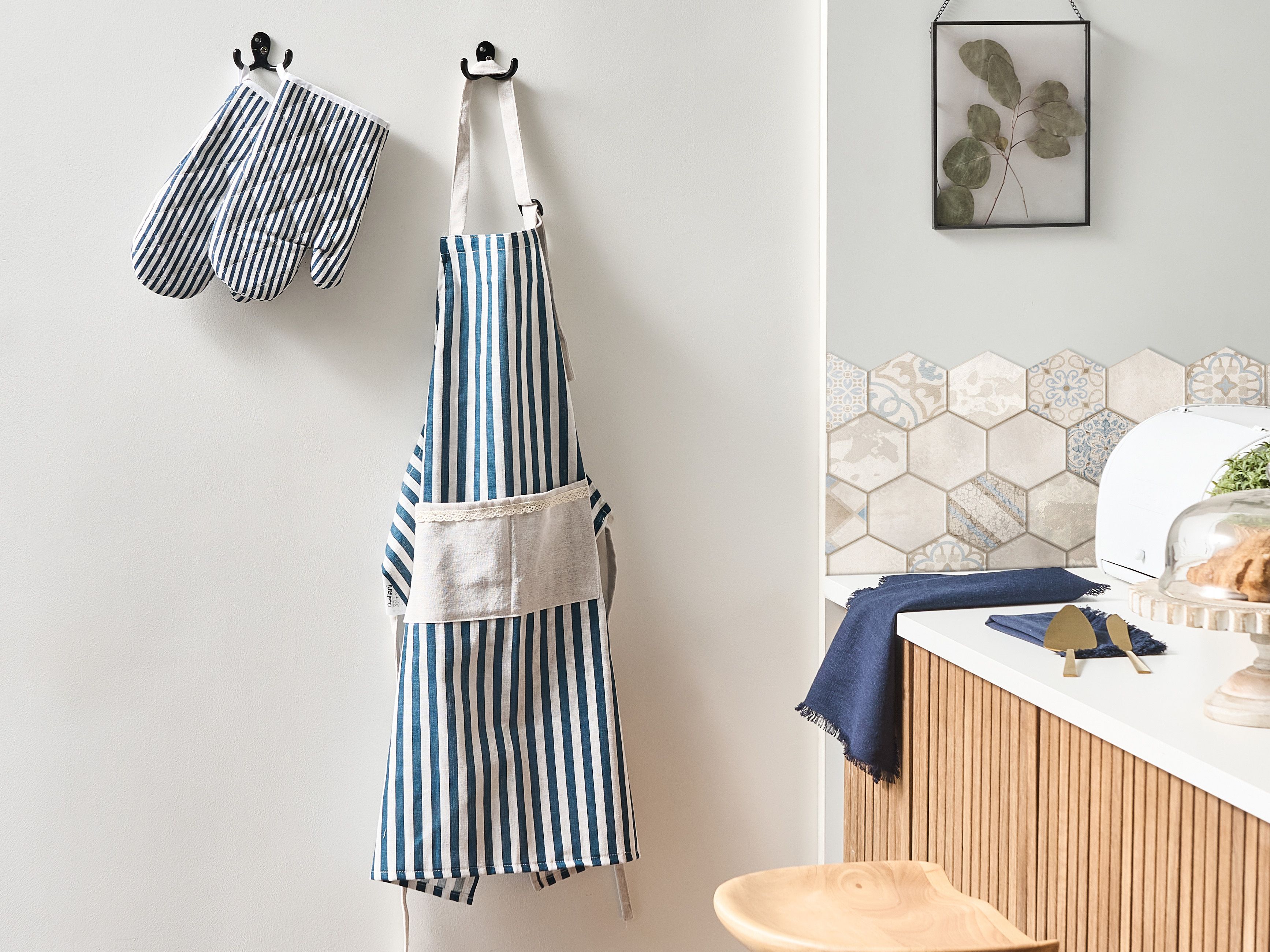 Kitchen Textiles Set CUCUMIS Blue
