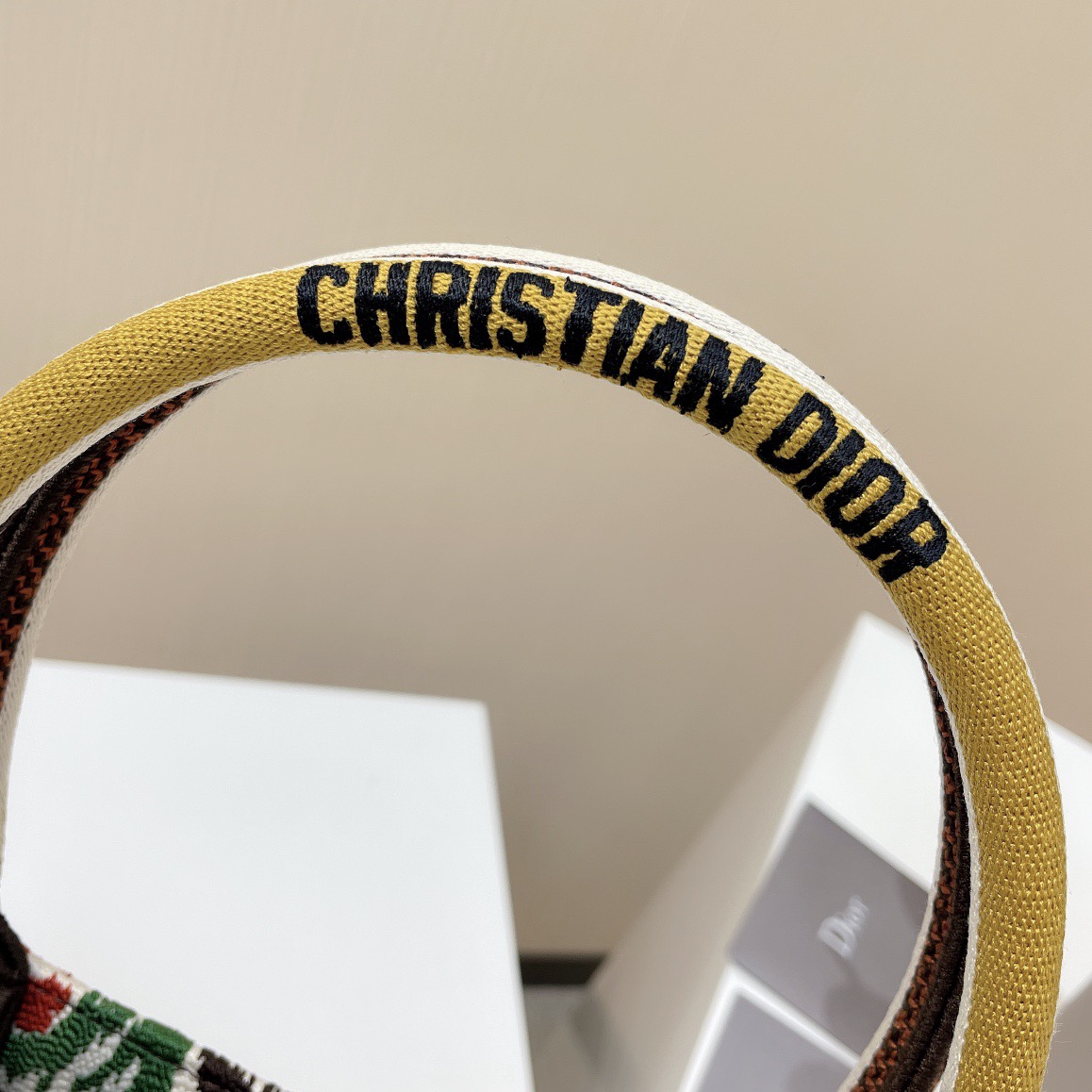 Christian Dior Medium Dior Book Tote Yellow Multicolor , For Women, Women’s Handbags 14in/36cm CD1:1High-quality replica