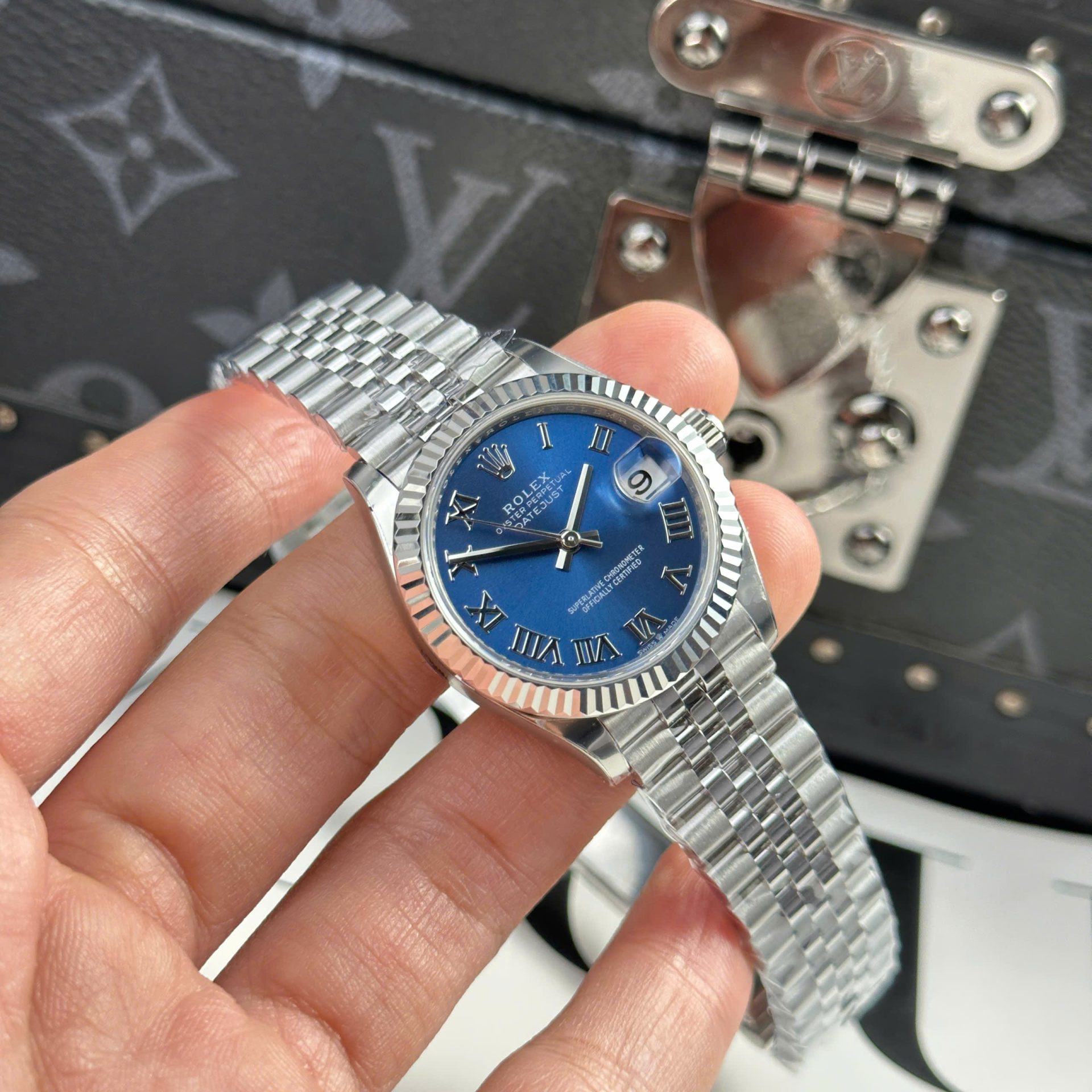 Rolex DateJust Clone Watches Dial Blue Jubilee Strap THB Factory 31mm - Top club