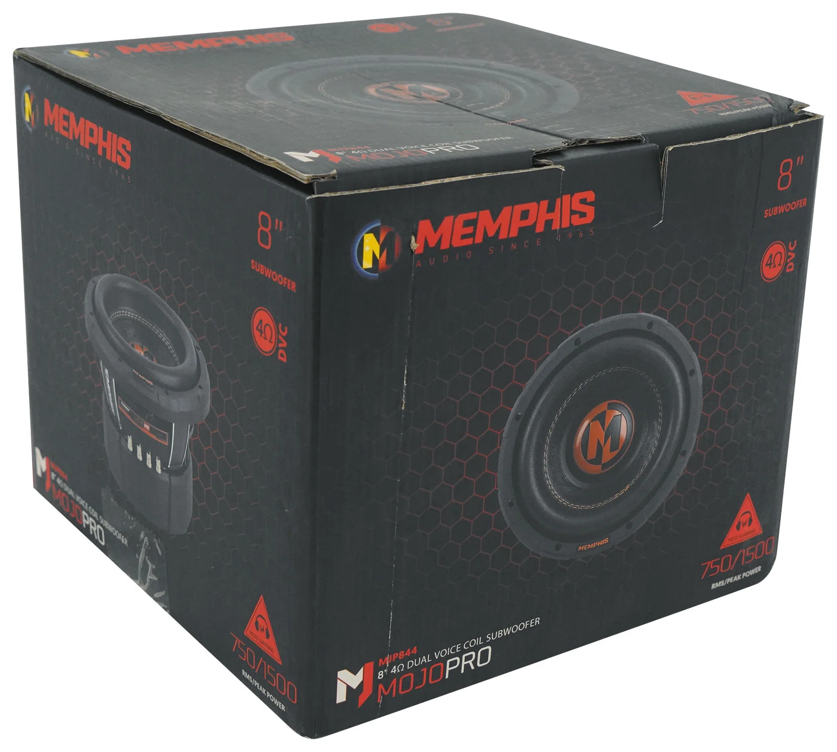 Memphis Audio MOJO Pro MJP844 8" 1500w Competition Car Subwoofer DVC 4 ohm Subwoofer - Image 7