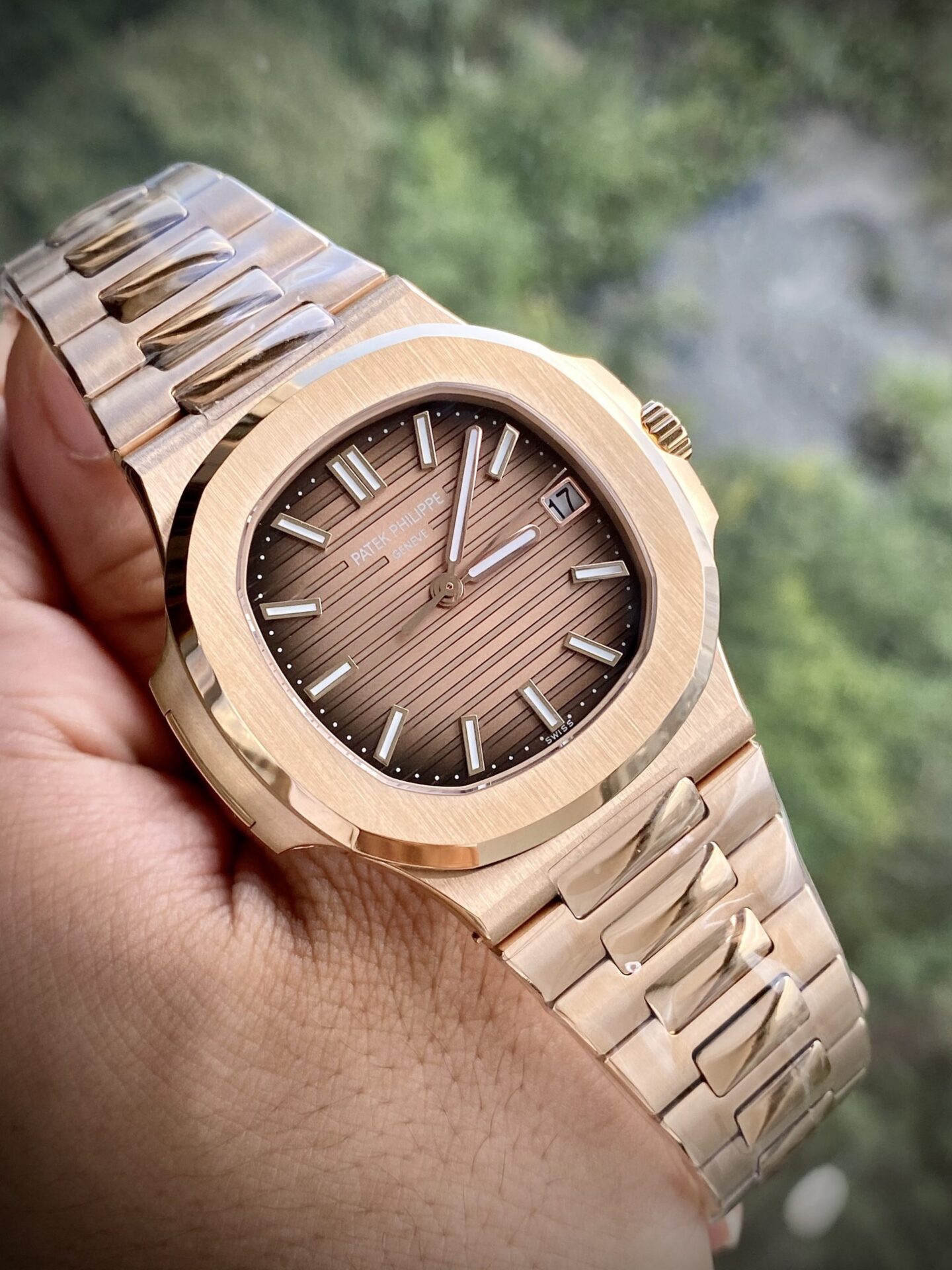 Patek Philippe Replica 11 Watch Nautilus 5711 Brown Dial Factory 3K 40mm - Elite Watch Atelier