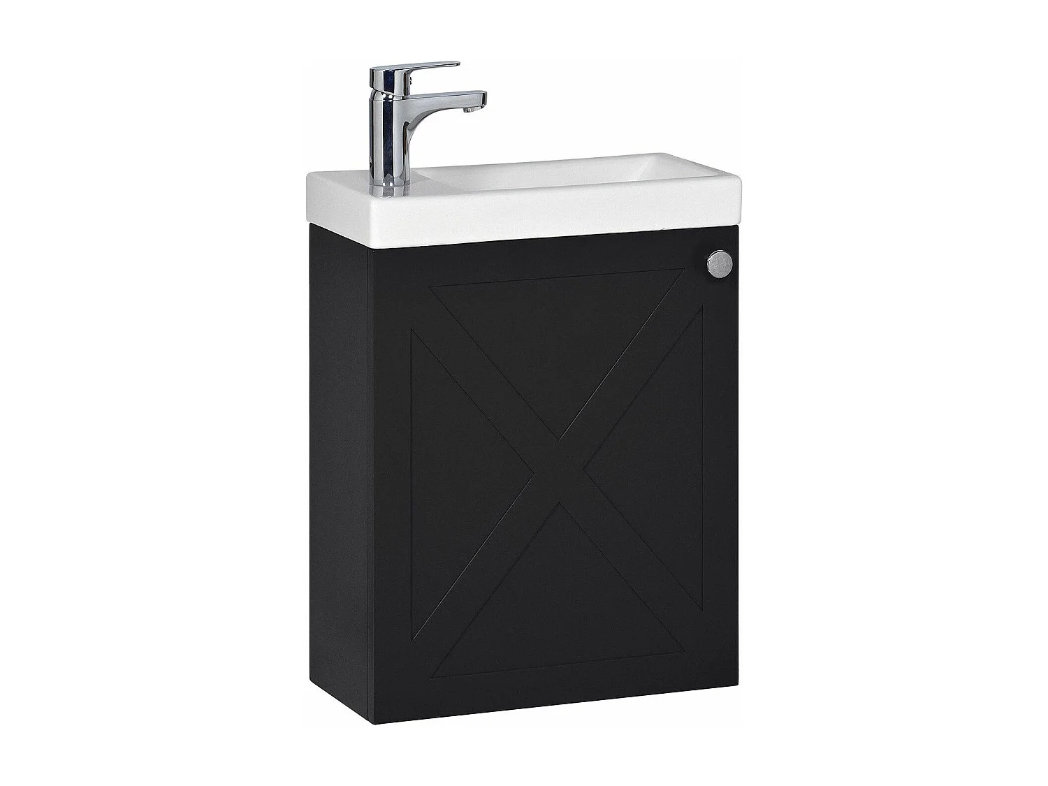 Meuble lave-mains AVA Noir carbone