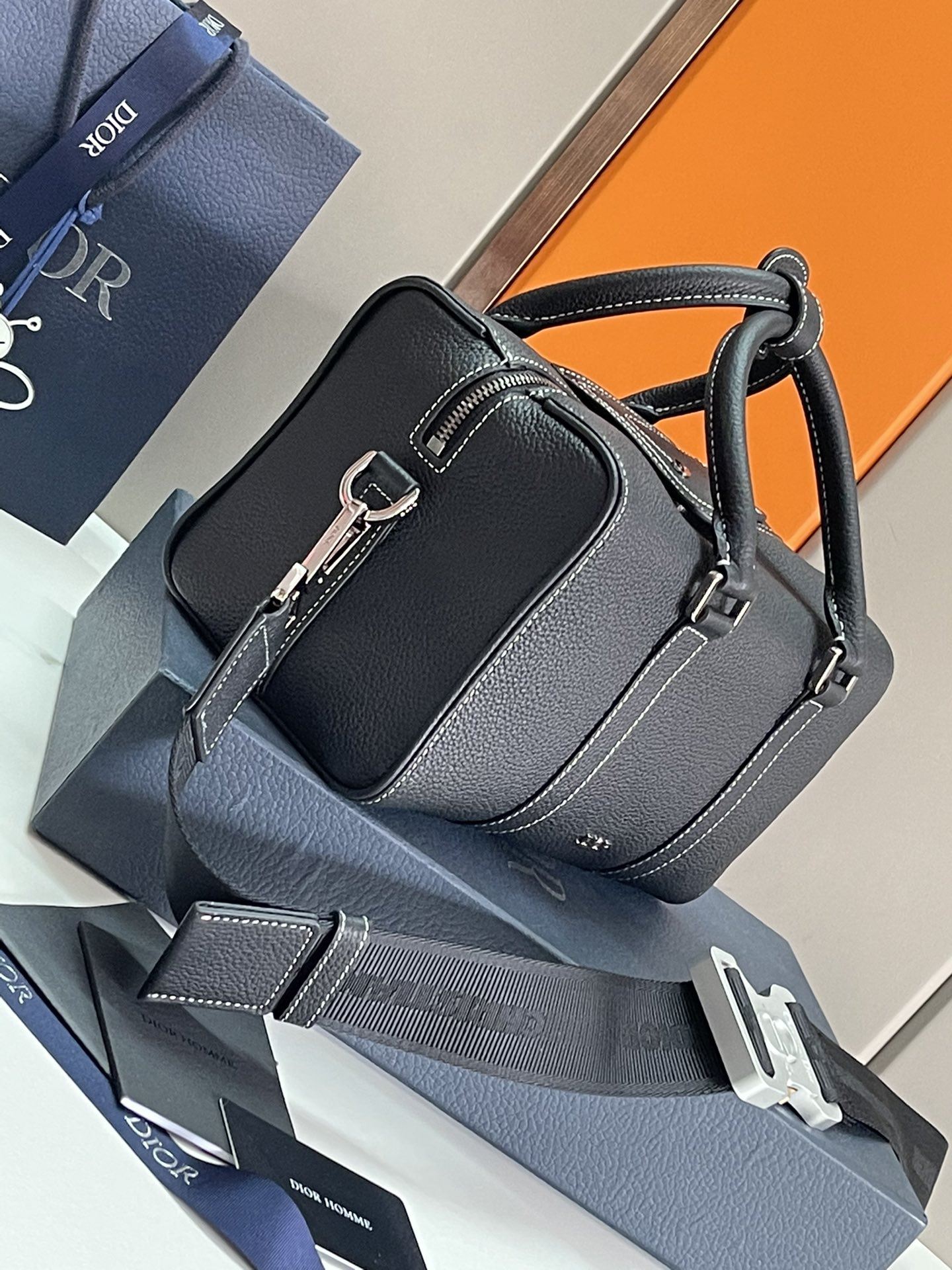 Dior Lingot 26 Bag Black For Women‎ 10 in/26cm CD