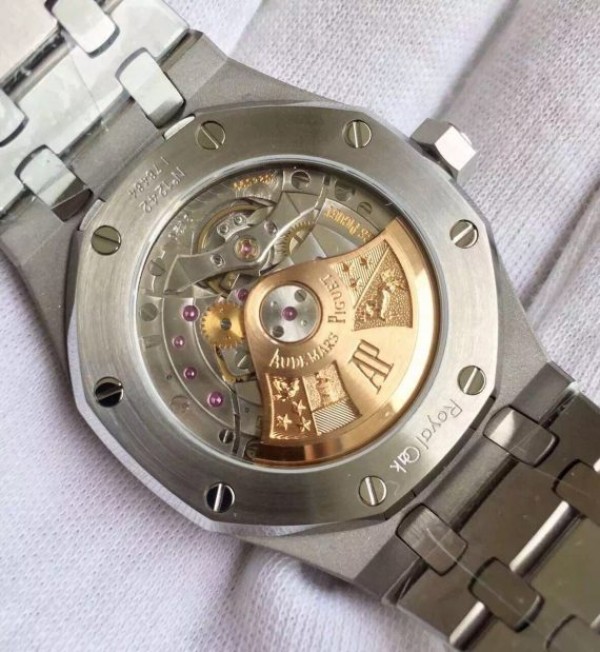 Replica Audemars Piguet JF Royal Oak 37mm 15450 Gray Dial SS Bracelet A3120 - Top club