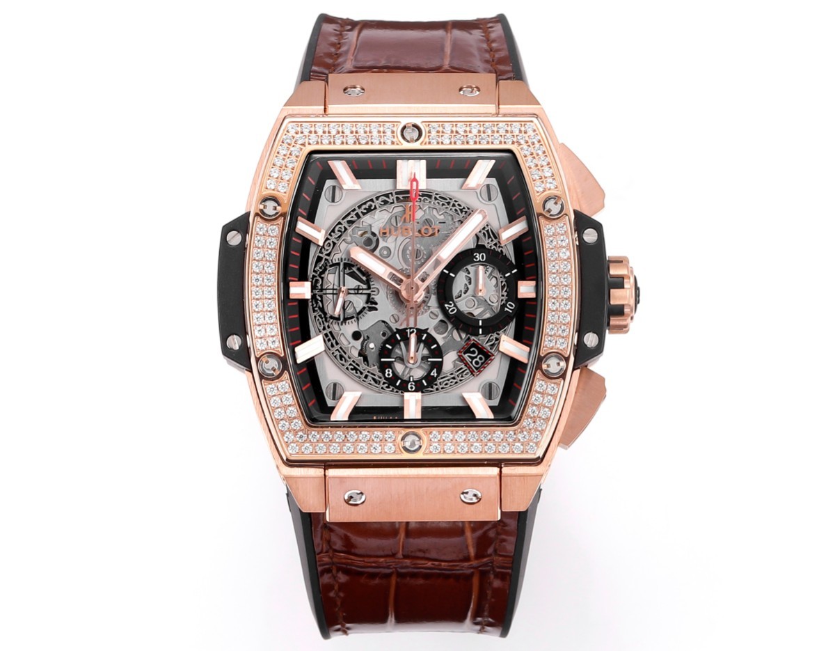Hublot SPIRIT OF BIG BANG Chronograph, 45 mm Textured rubber strap(1:1 replica) - Top club