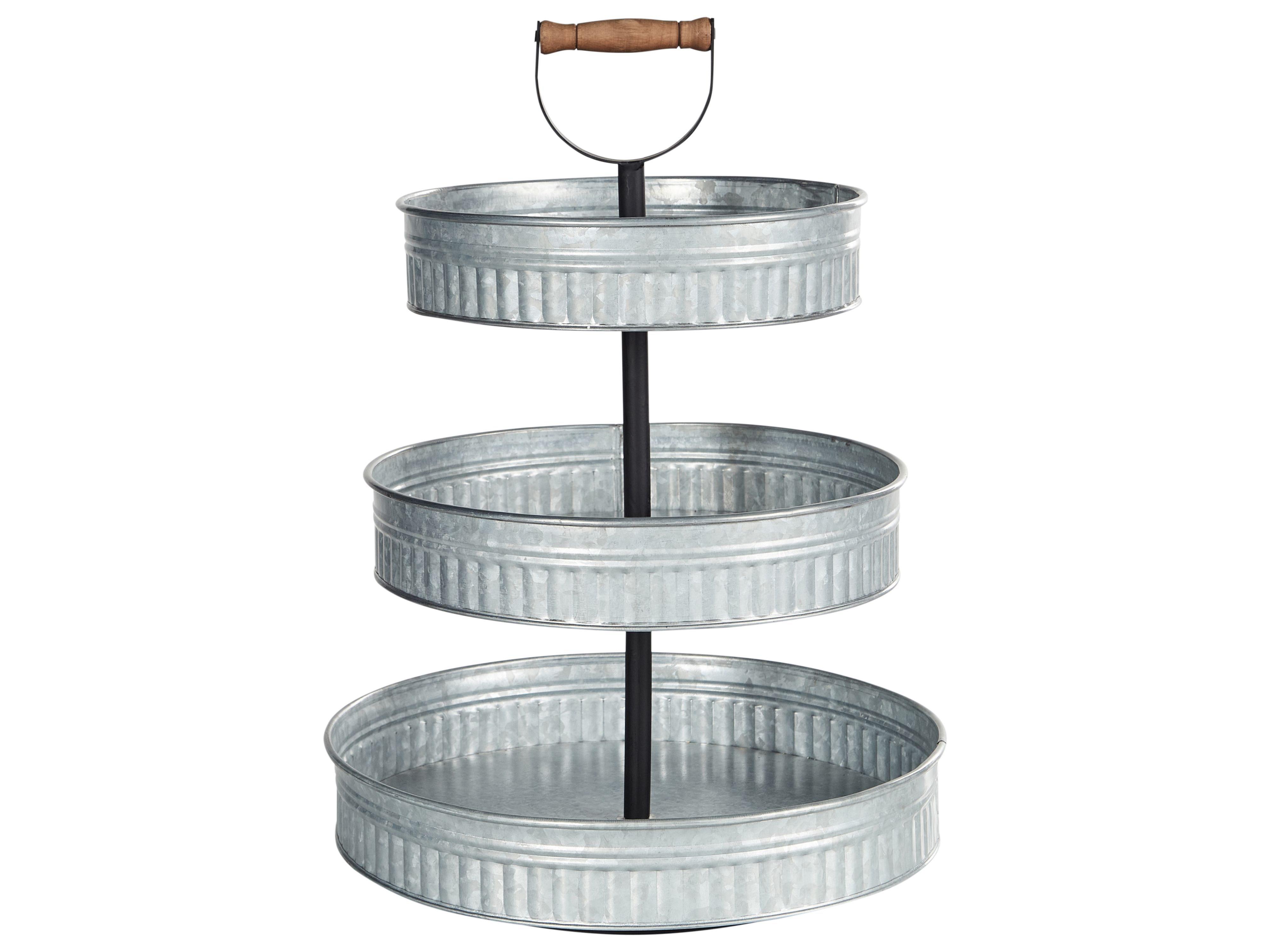 3-Tiered Cake Stand KOUIGN Silver