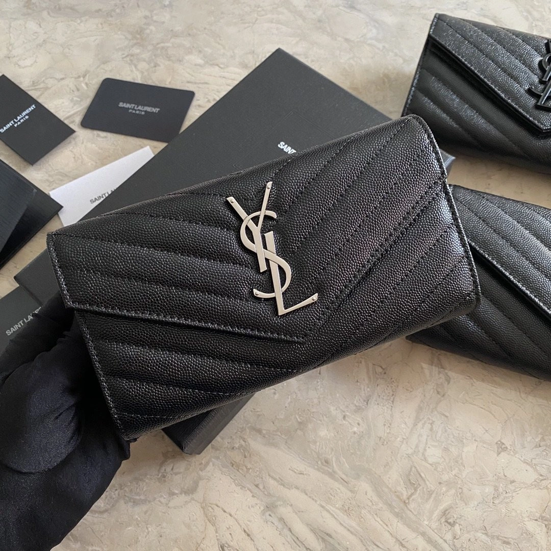 YSL MONOGRAM LARGE FLAP WALLET - Tidelocker Bags Ru1:1High-quality replica