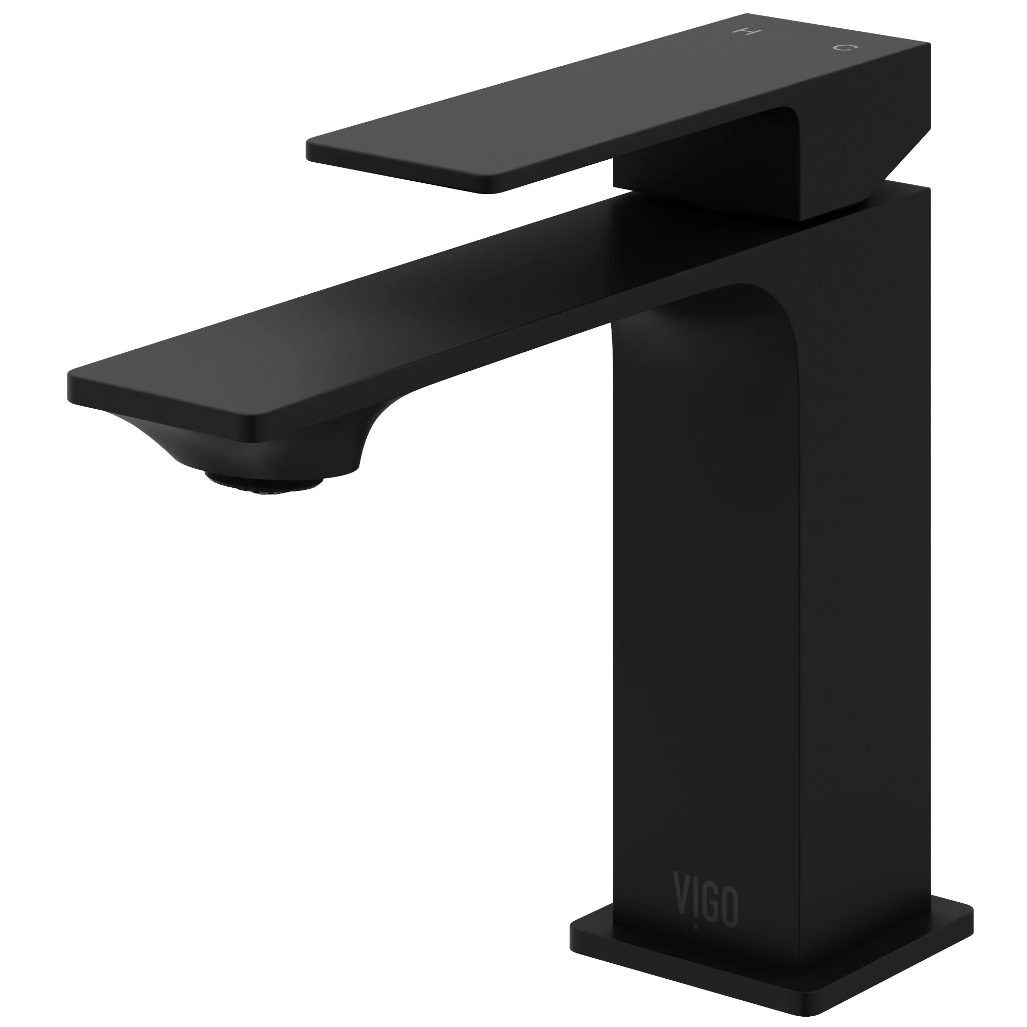 VIGO Dunn Single Handle Single-Hole Bathroom Faucet in Brushed Nickel