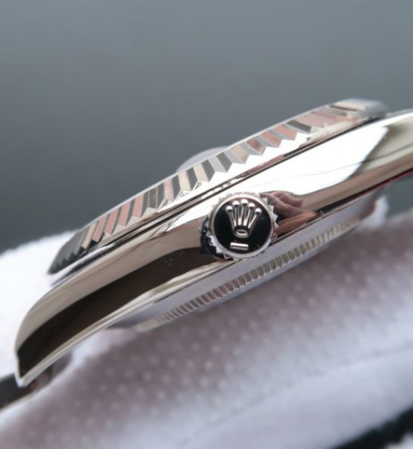 Replica Rolex DateJust II SS Fluted Bezel White Dial SS Bracelet A3136 - Elite Watch Atelier