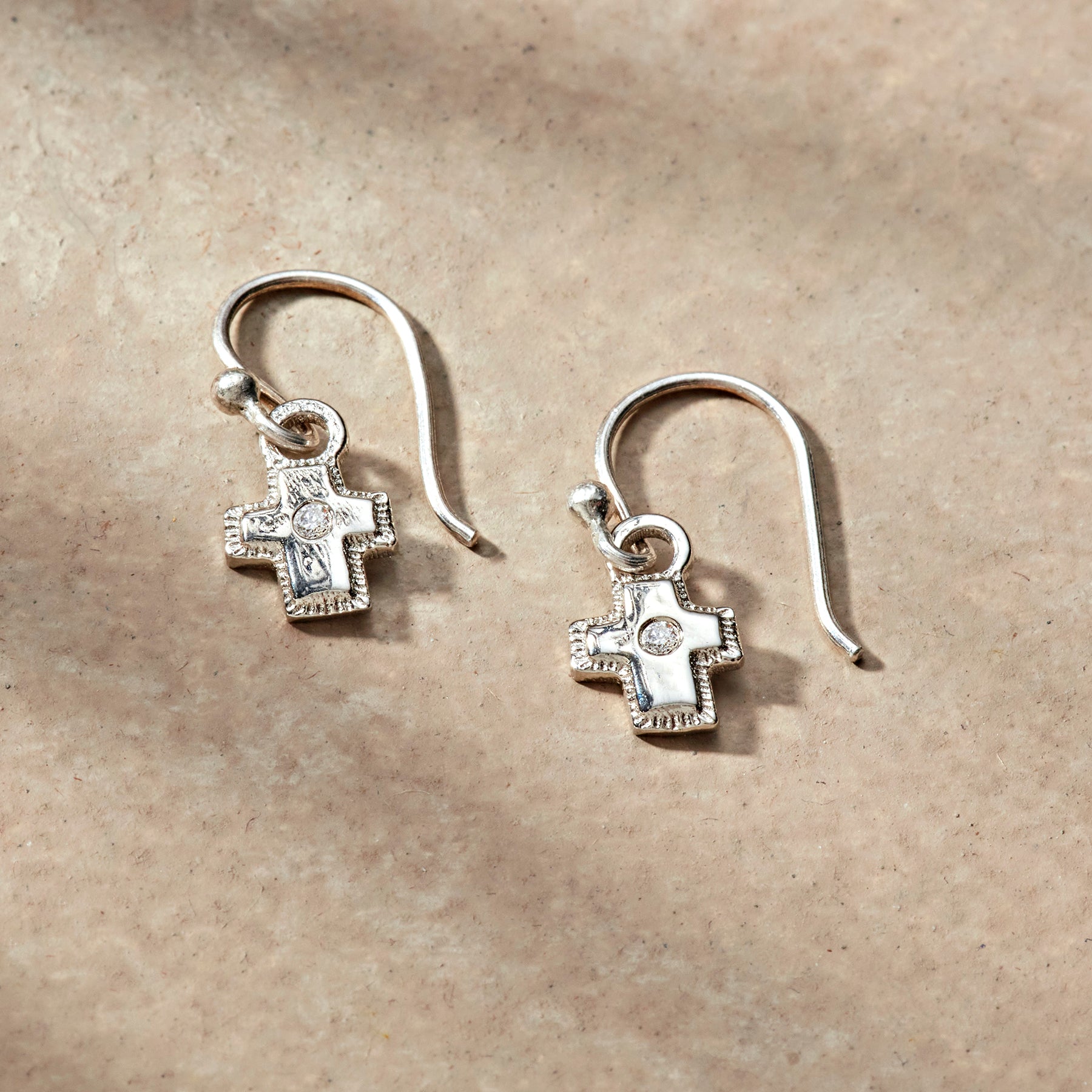 Silver Bright Faith Earrings - Sundance Clothing