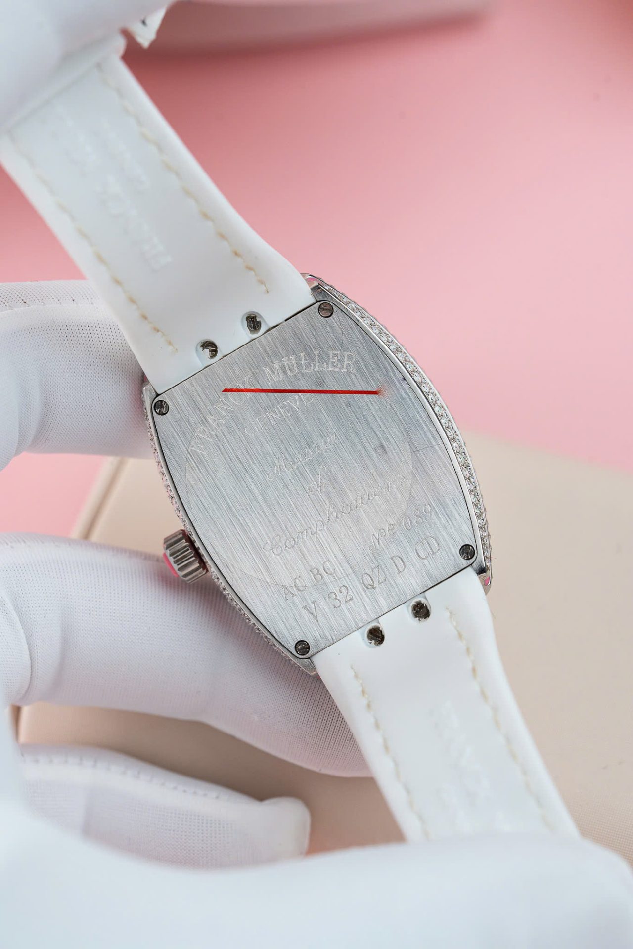 Franck Muller V32 Copies Watches Custom Diamonds Moissanite Hong Kong 36mm - Top club