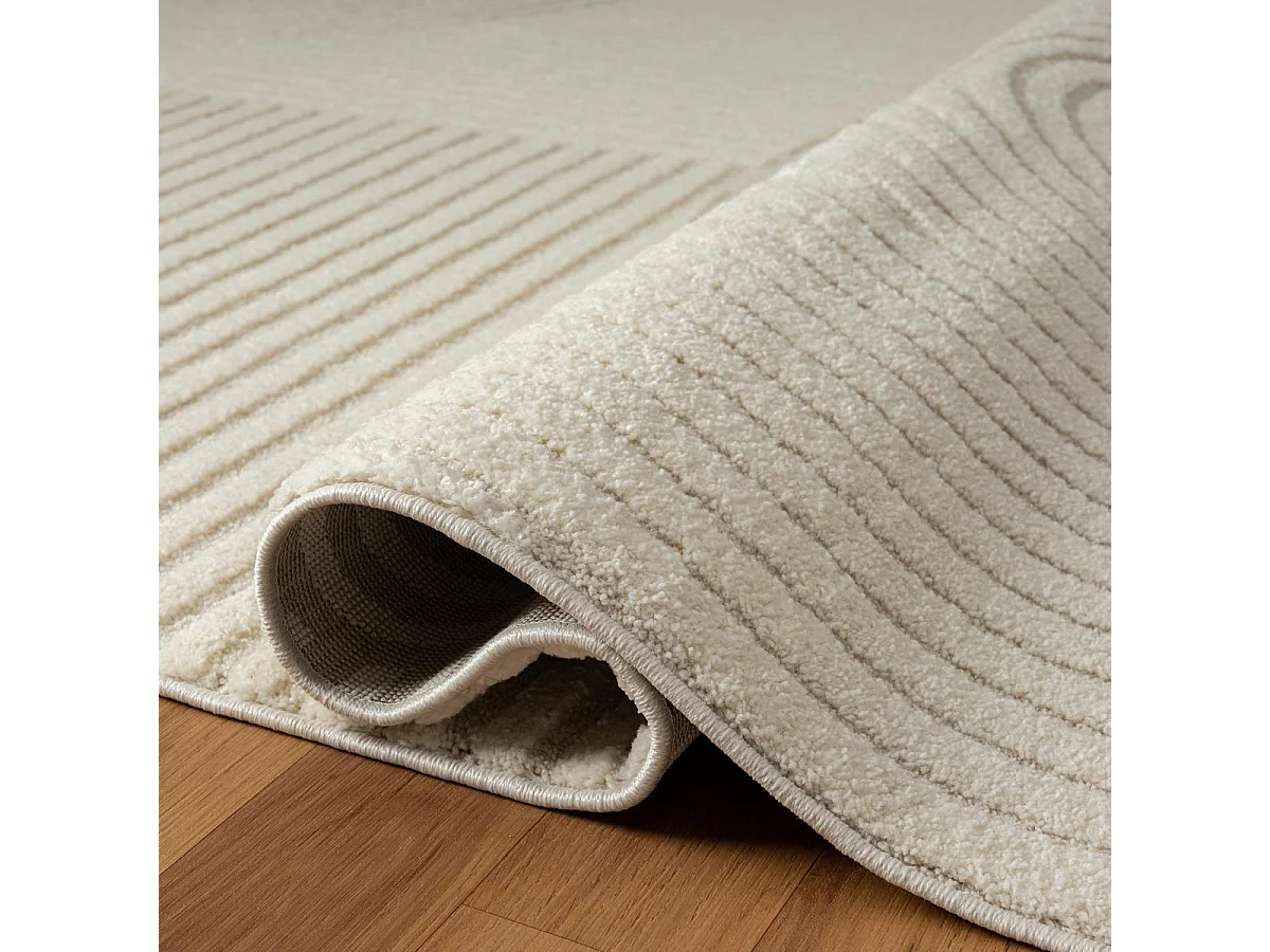 Tapis salon et chambre tissé motif simple LYN9 CERNAN