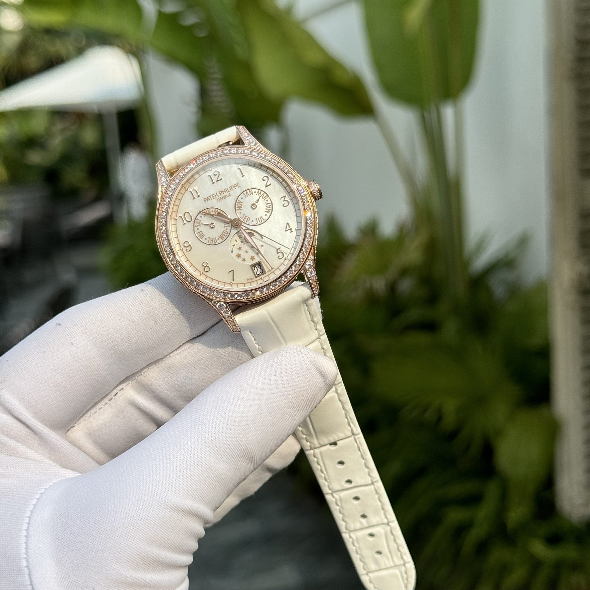 Patek Philippe Replica Watch Complications 4947R White Leather Strap 38mm - Top club