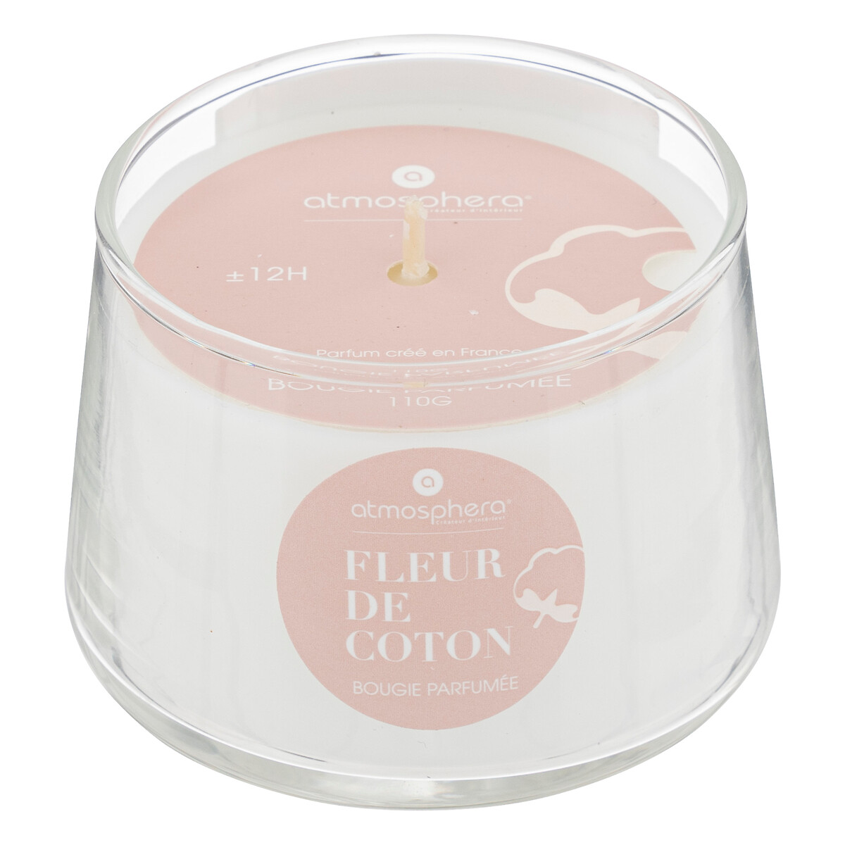 Scented candle "Izor" Cotton flower, 110g