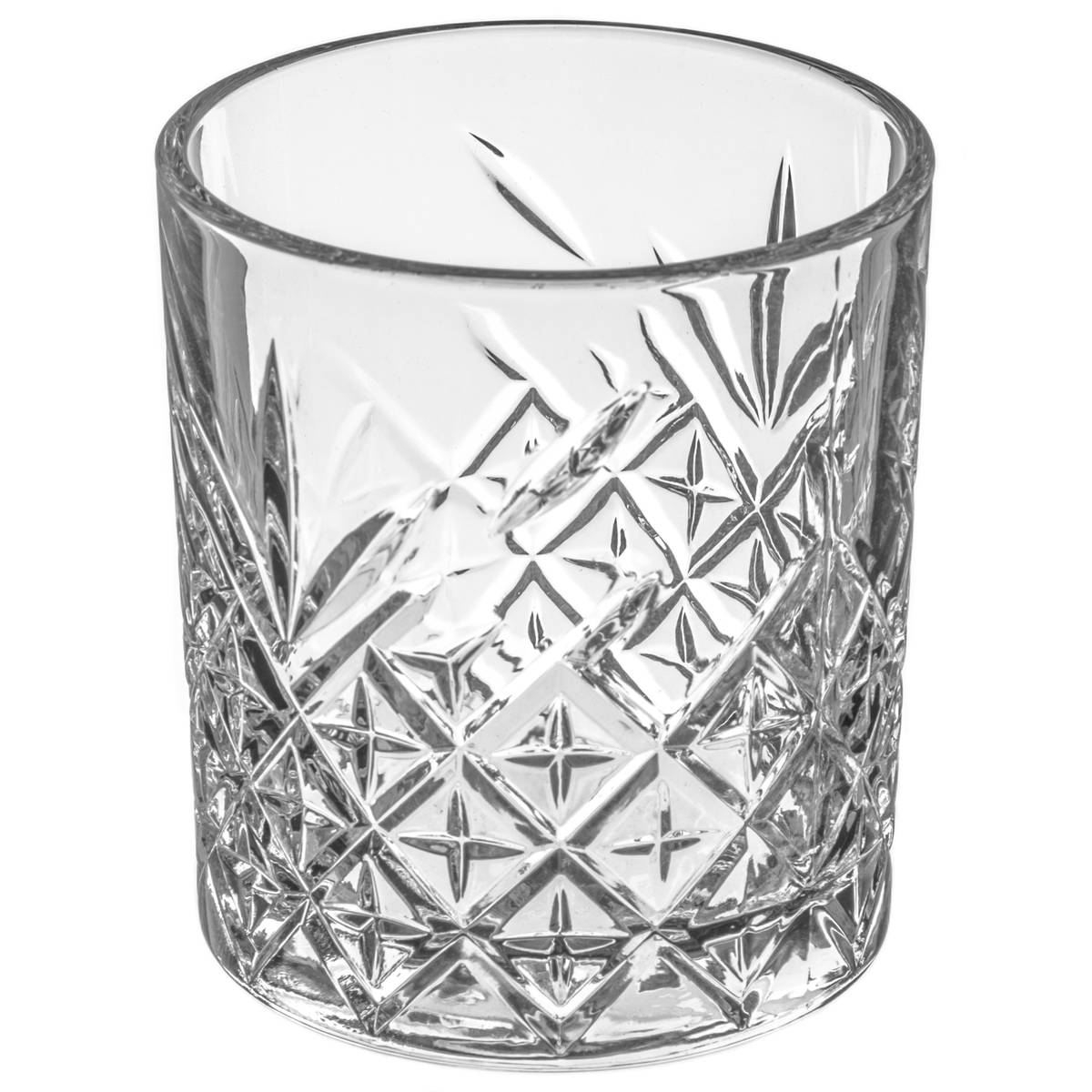 Set of 4 "Timeless" low tumblers Transparent