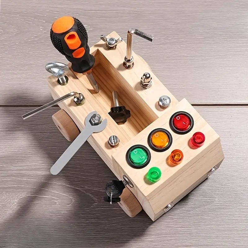 Montessori Activiteitenbord – Educatief Speelgoed voor Vaardigheden en Creativiteit voor Kinderen van 3-12 Jaar