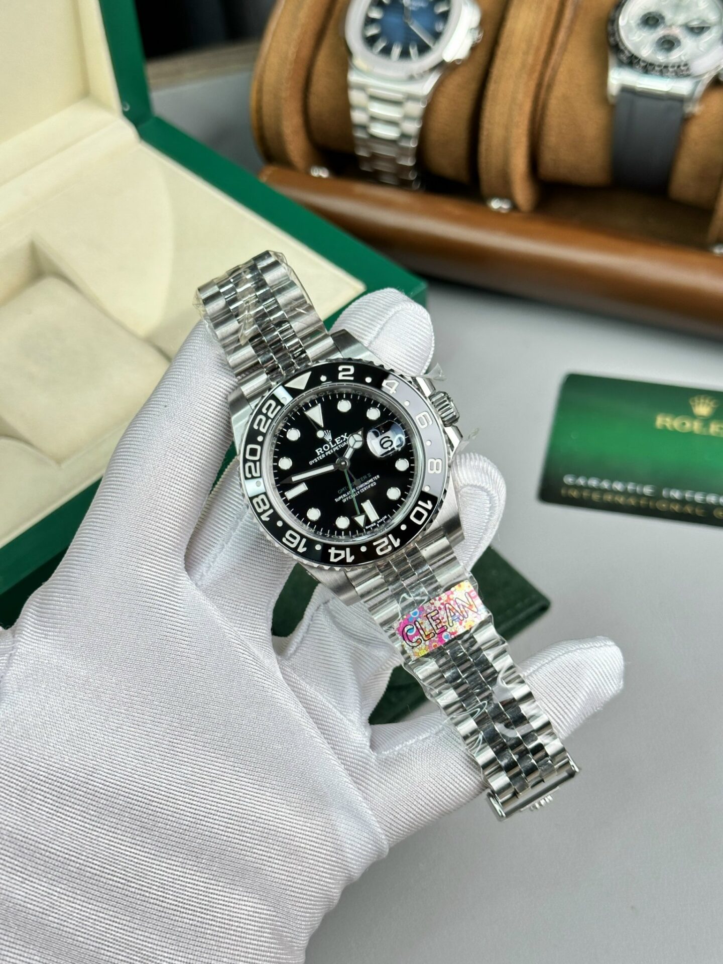 Rolex GMT-Master II 116710LN Replica Watch Black Dial Clean Factory 40mm - Elite Watch Atelier