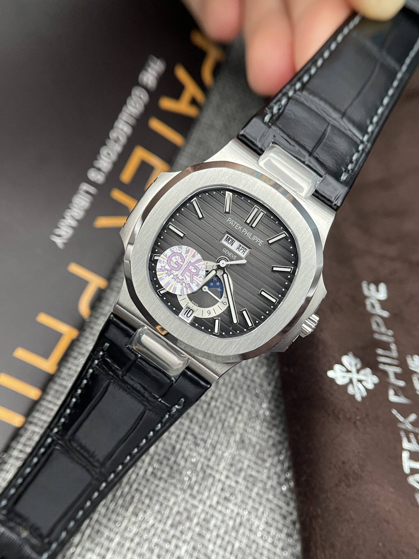 Patek Philippe Nautilus 5726 Replica Watch Gray Dial GRF 40.5mm - Top club