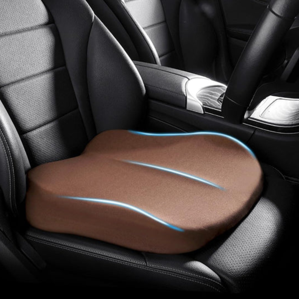 Ergonomisch Traagschuim Autostoelkussen voor Comfort en Ondersteuning