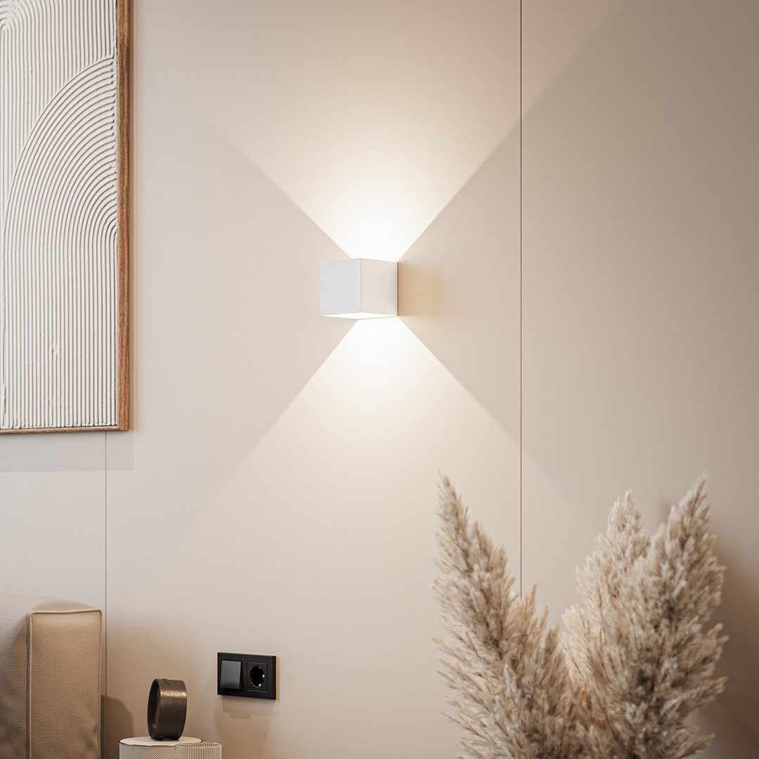 LumiGuard | Moderne LED Wandlamp met Warm Verlichting