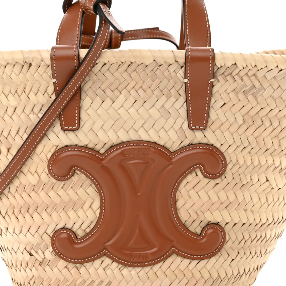 High-Quality Celine Replica Handbag – Raffia & Calfskin Leather1:1High-quality replica