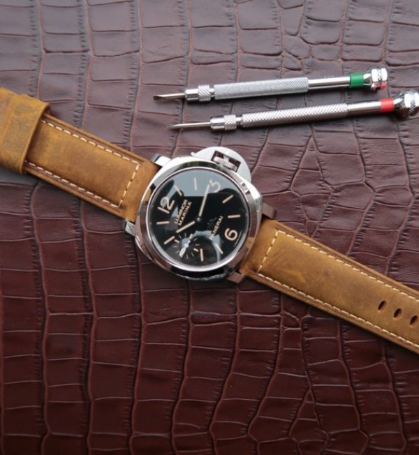 Replica Panerai PAM416 Beverly Hills Brown Asso Strap A6497 - Top club