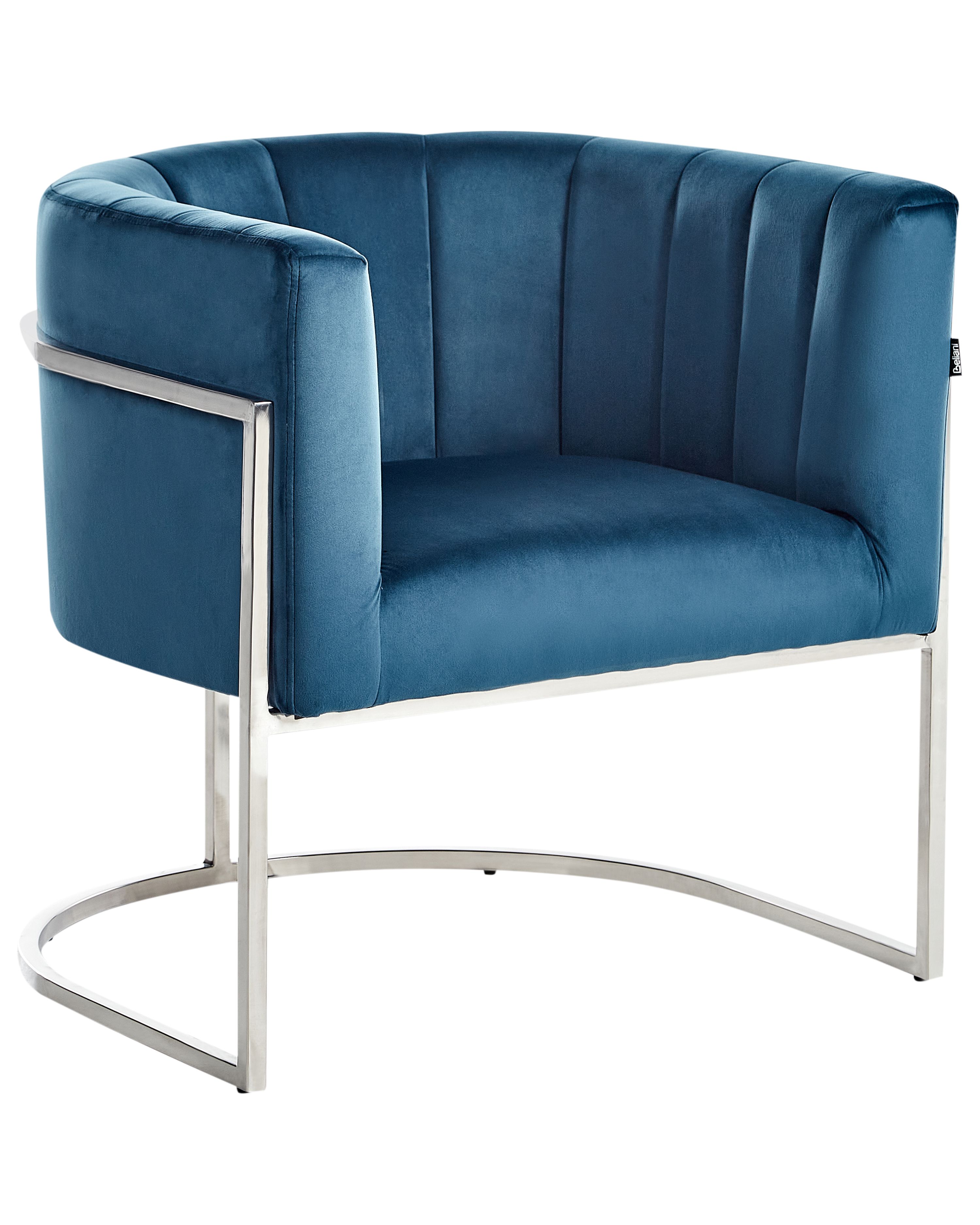 Armchair LARVIK Velvet Blue