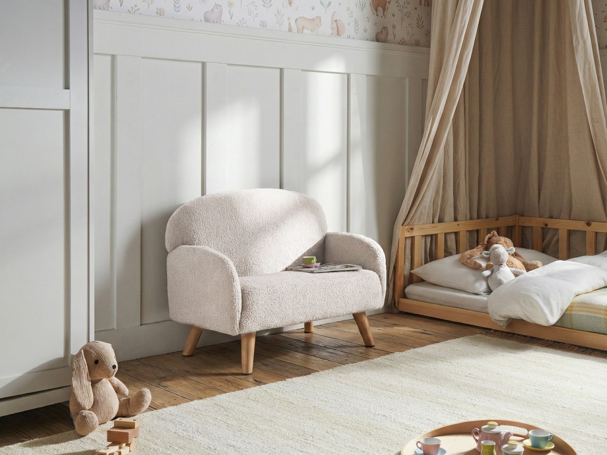 Kids Sofa OTTAL Boucle Beige