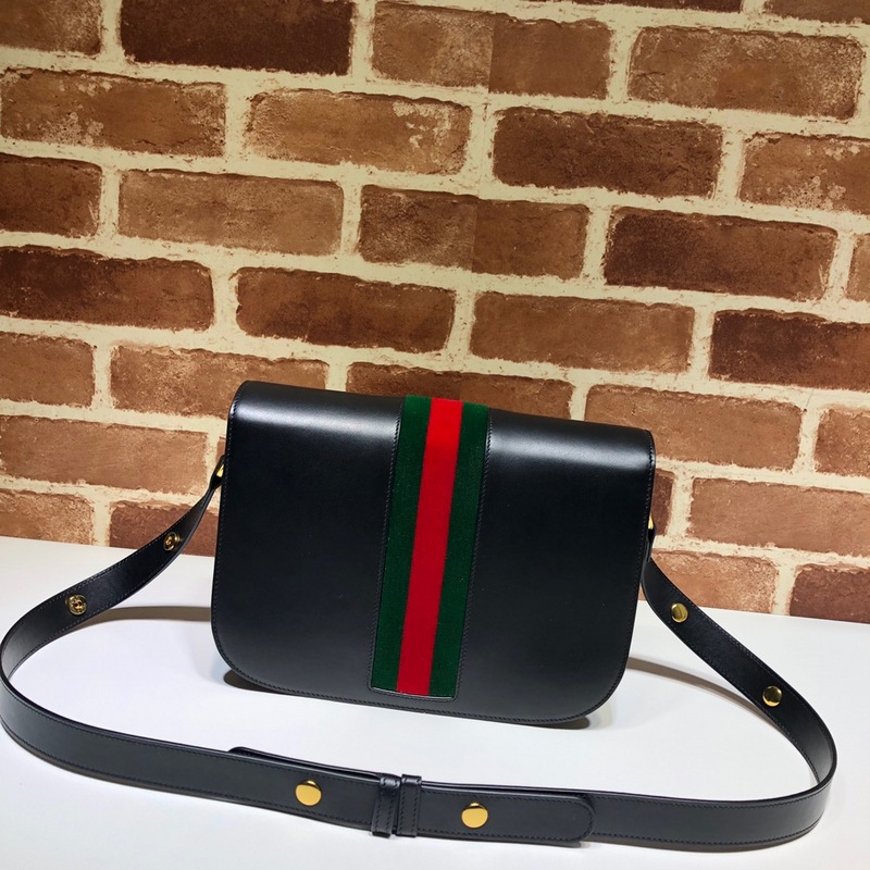 Replica Gucci Horsebit 1955 Python Small Shoulder Bag 602204 Black1:1High-quality replica
