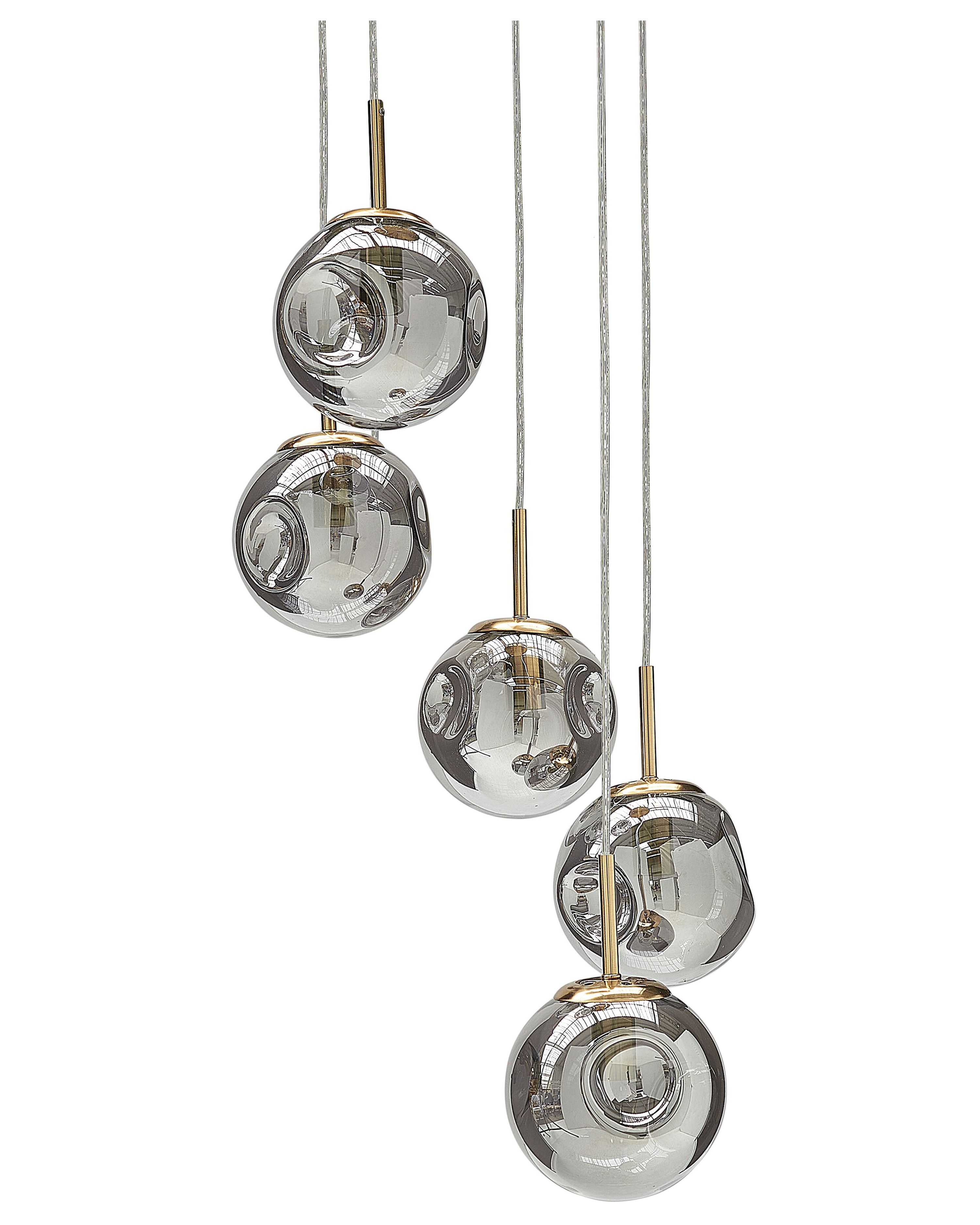 Pendant Lamp RALFES Glass Brass