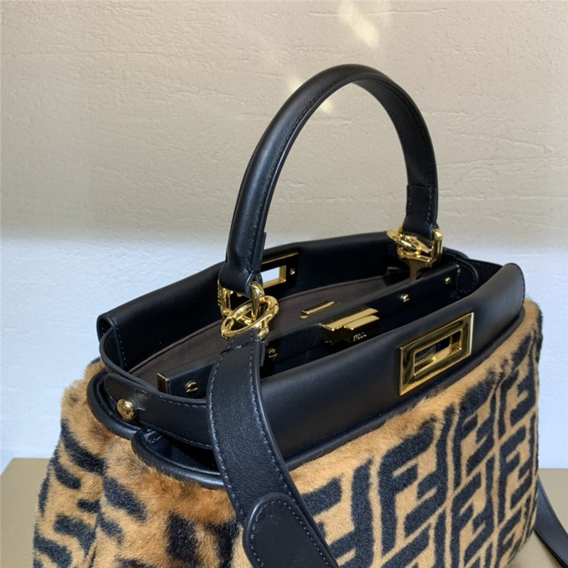 FENDI peekaboo FF fur bag - Replicaclubs