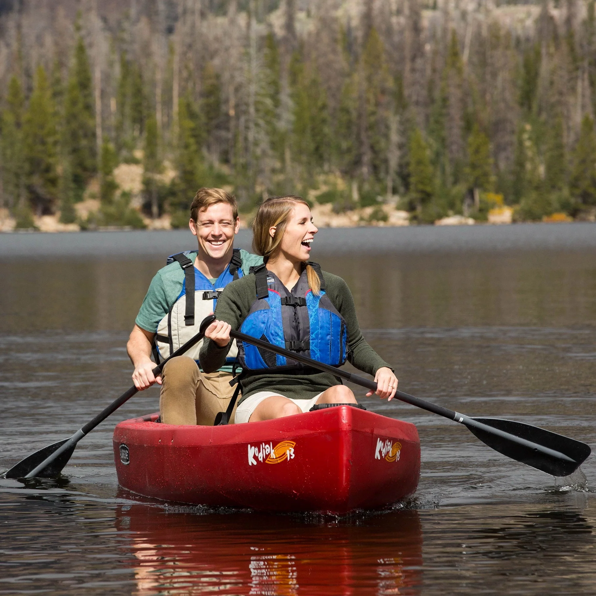 Lifetime Kodiak 13 ft Canoe, Red (90658) - Image 12