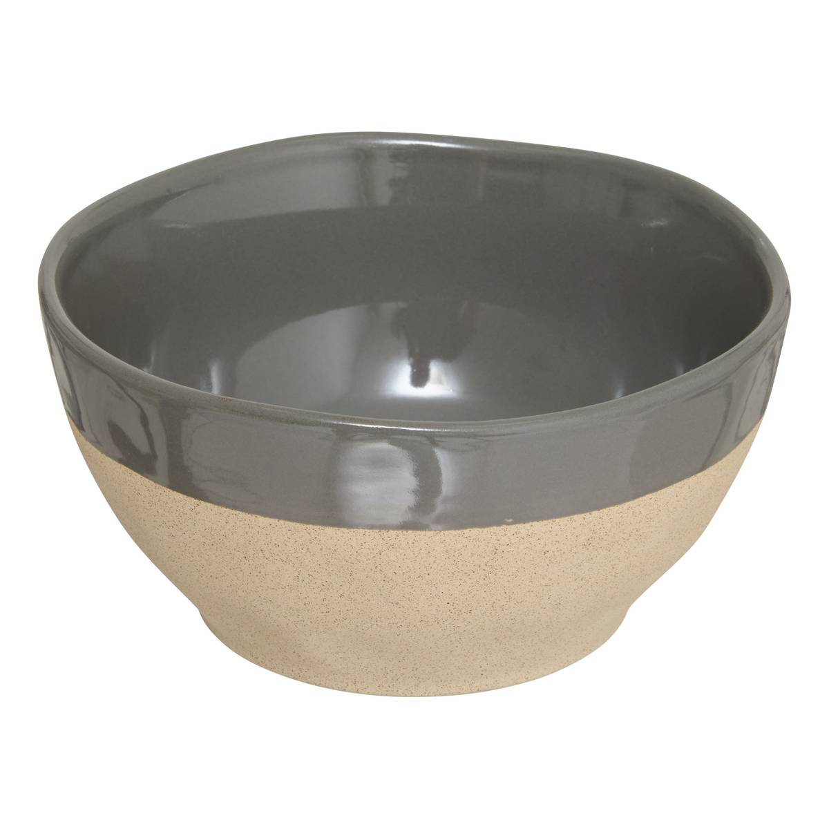 Bowl "Kate" 720 ml, earthenware, blue-gray