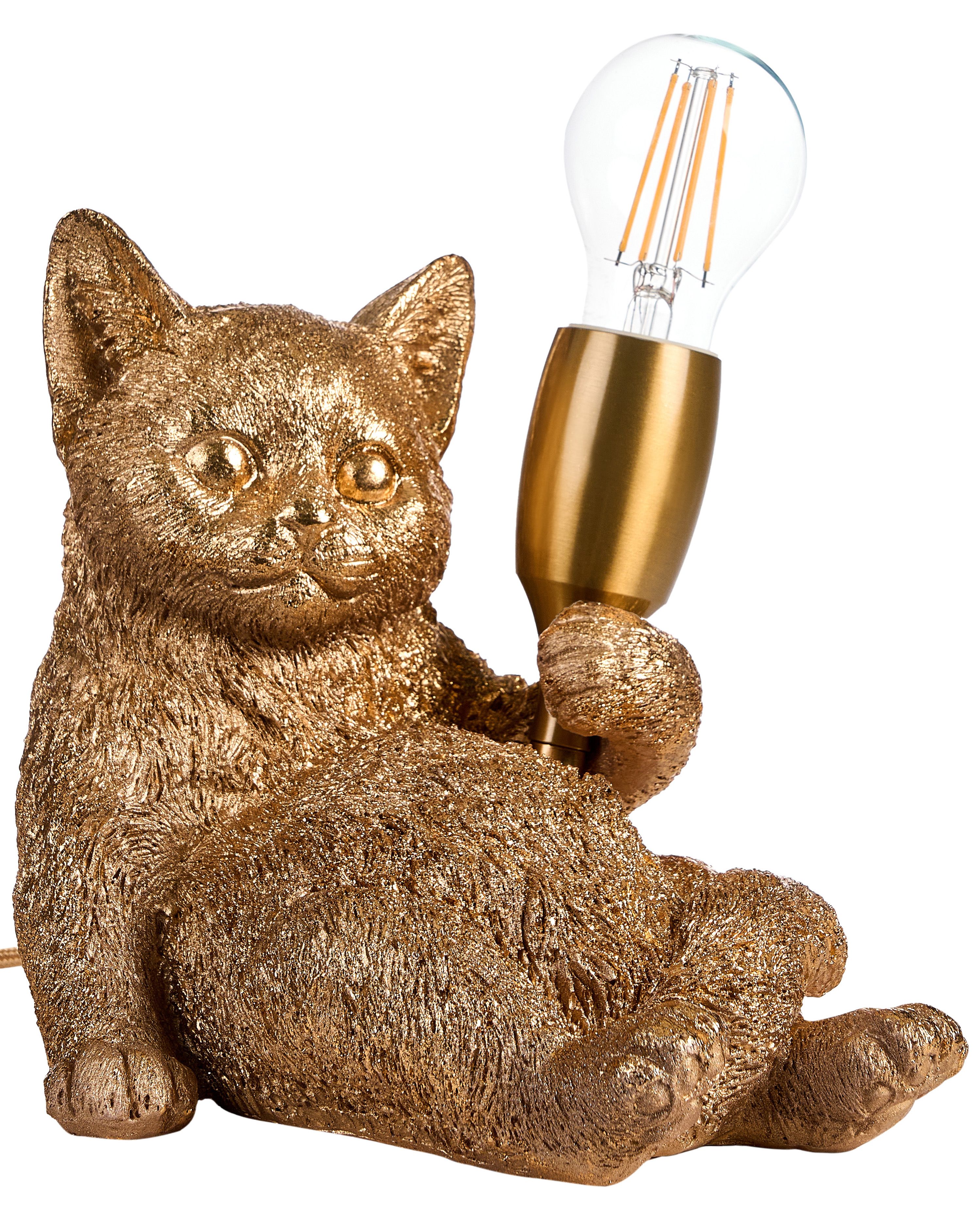 Table Lamp Cat ZIPPY Gold