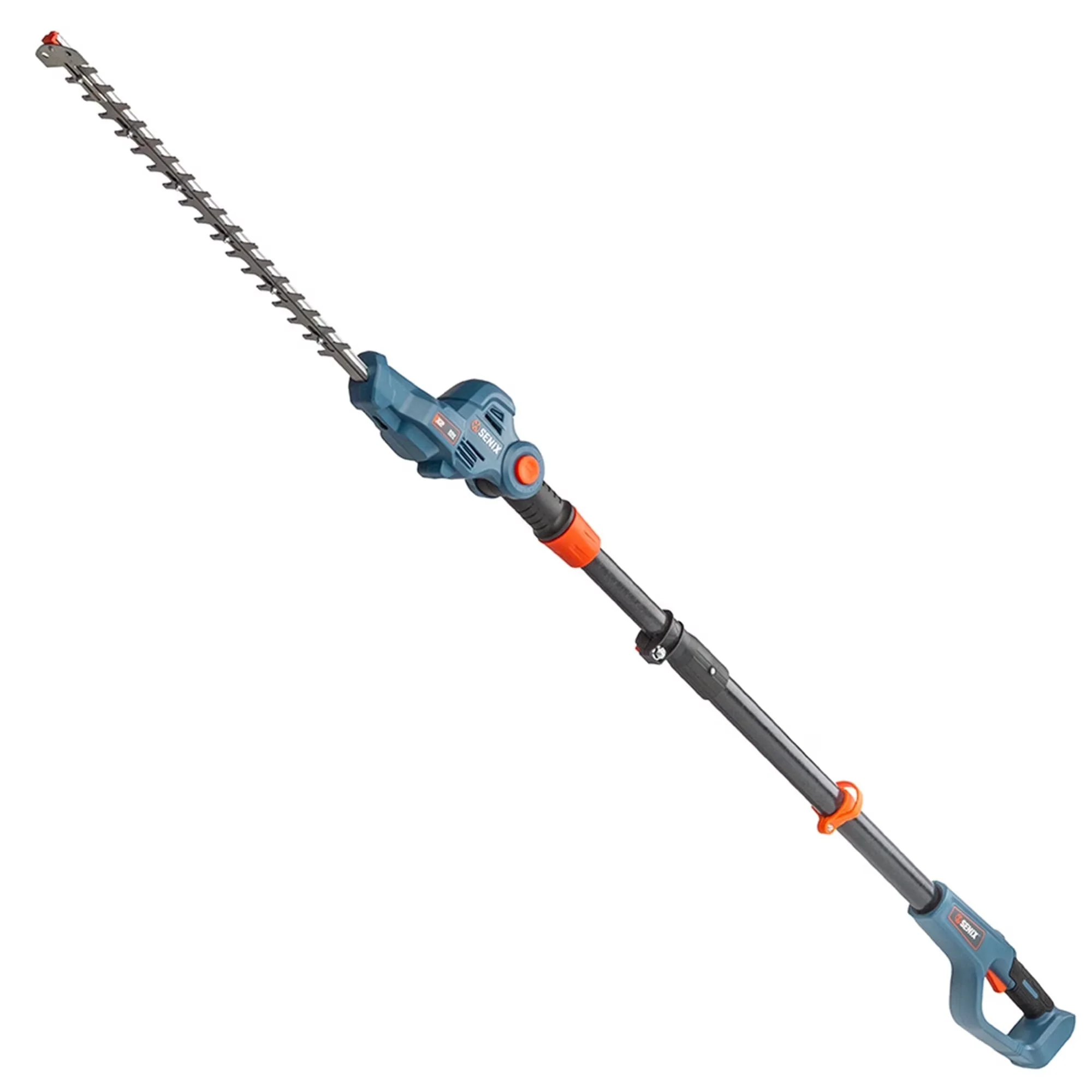 SENIX Cordless Pole Hedge Trimmer, 20 Volt Max, 18-Inch Cutting, 21-Inch Blade - HTPX2-M - Image 2 SENIX Cordless Pole Hedge Trimmer, 20 Volt Max, 18-Inch Cutting, 21-Inch Blade - HTPX2-M - Image 2