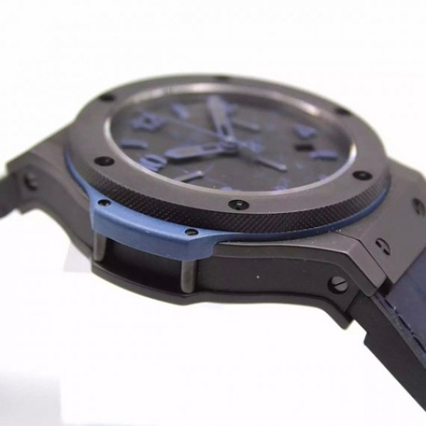 Replica Hublot Big Bang Full Ceramic Evolution Blue Magicb Gummy Strap HUB4104 - Top club