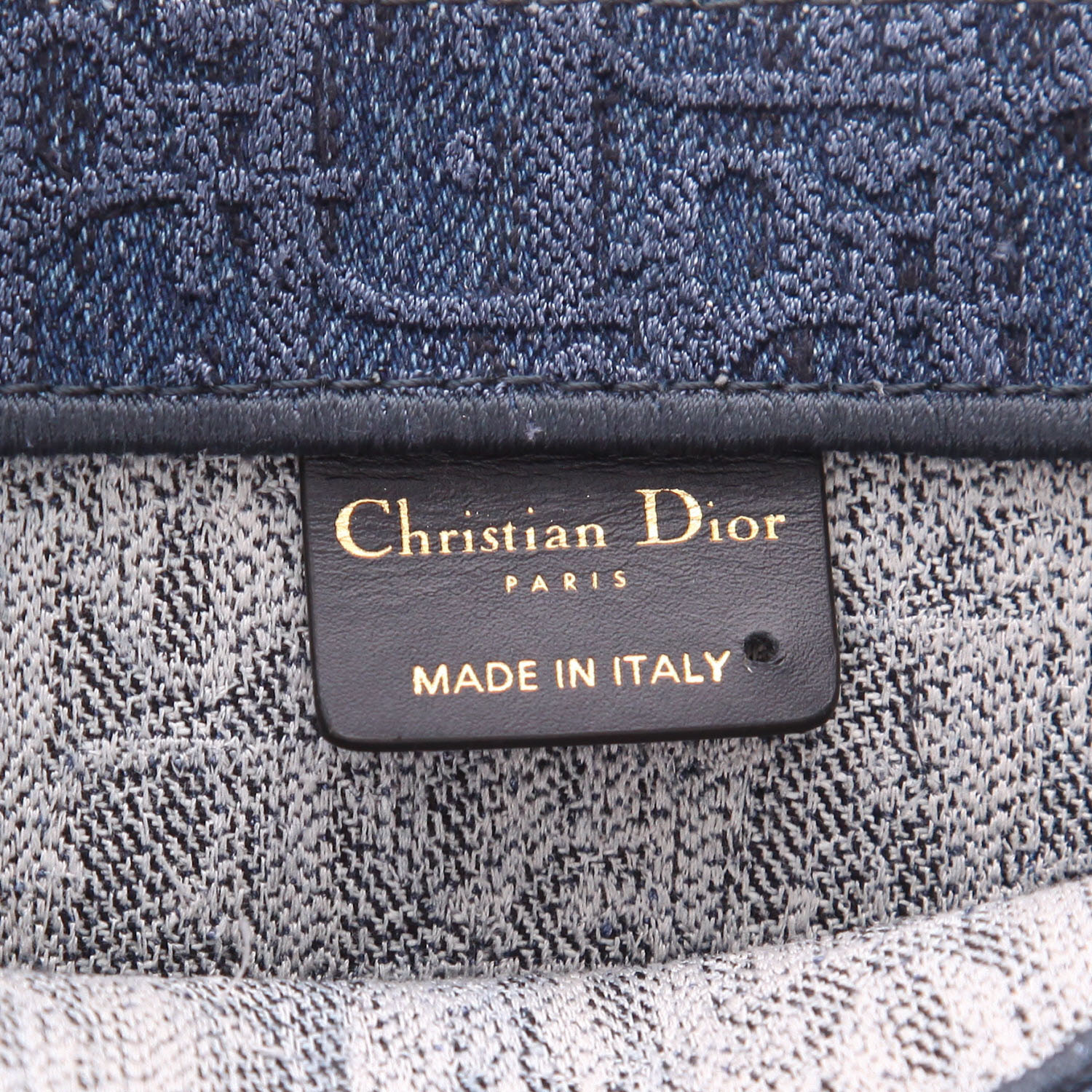 Dior Book Tote shopping bag in blue monogram denim canvas1:1High-quality replica