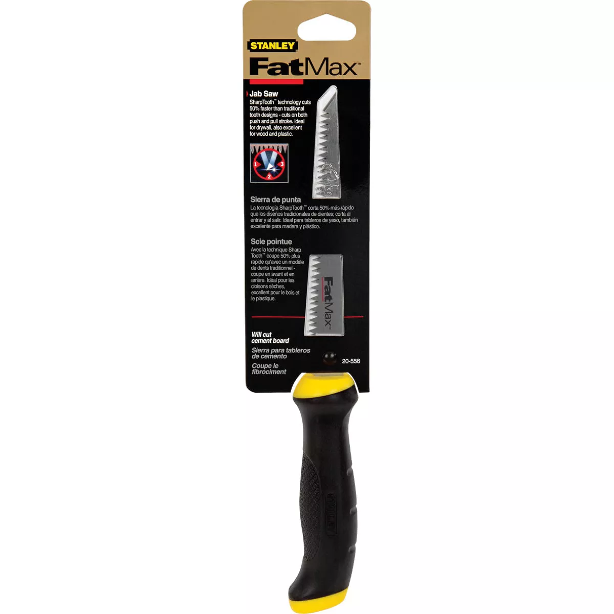 Stanley FatMax 6 In. 9 TPI Drywall Jab Saw