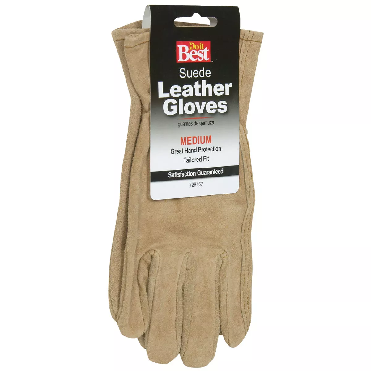 Do it Best Men's Medium Suede Leather Work Glove