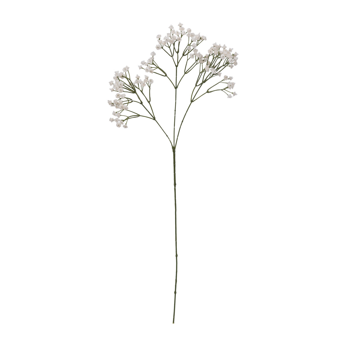 Artificial gypsophila stem White, H.68 cm