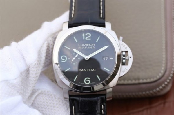 Replica Panerai PAM312 VSF Black Leather Strap P.9000 Super Clone - Top club