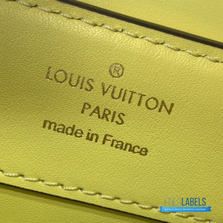 Lime Green Lizard Embossed Mini Top Handle Handbag1:1High-quality replica